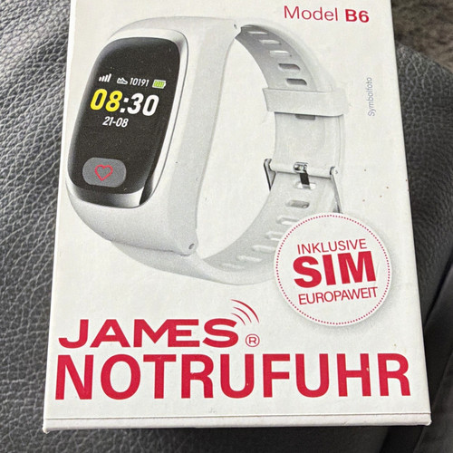 James notrufuhr smartwatch - james, b6