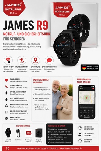 James notruf und - (schwarz), notruf-